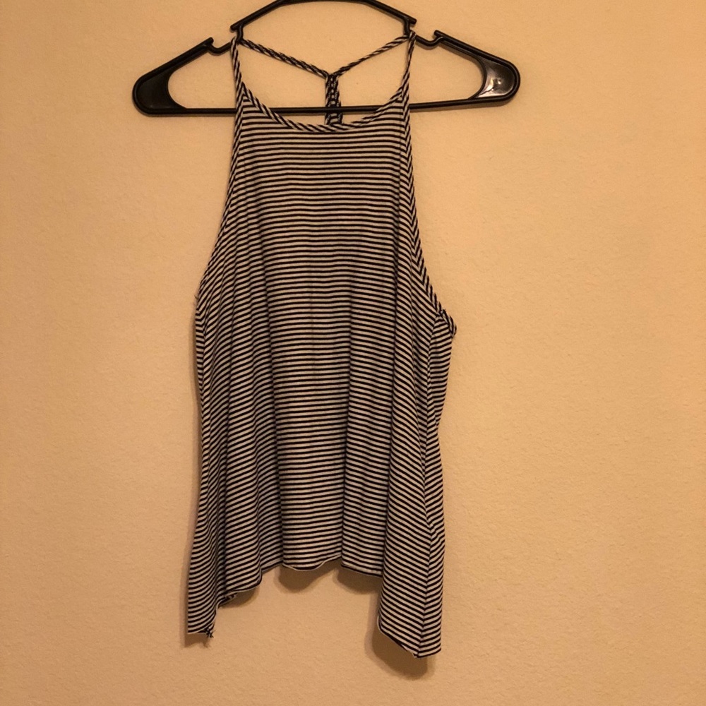 Black and white tank